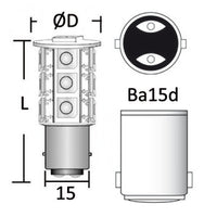 LED bulb 12/24 V BA15D 2 W 140 lm