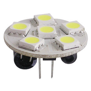 6-LED bulb G4 rear connection Ø 24 mm