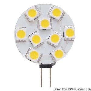 Led Light SMD G4 12/24v side connection