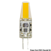 LED light bulb - G4 screw, 360° light