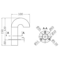 Elbow outlet
