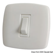 Contemporary switch N. 1 white