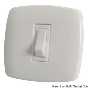 Contemporary switch N. 1 white