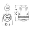 USB socket + casing for deck installation