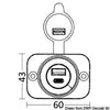 Standard USB plug +micro