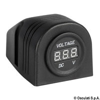Digital voltmeter 8/32 V flat mounting