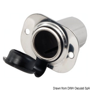 Socket for cellular phones or lighters