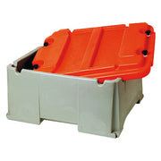 Battery box for 2 batteries