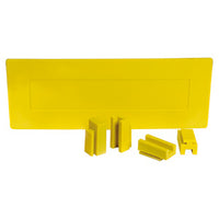 Battery box white/yellow moplen 120 A