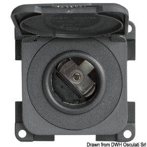 Telephone/lighter socket dark grey