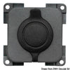 Telephone/lighter socket for outdoors dark grey