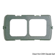 Double mounting kit dark grey