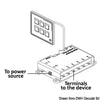 Touch-control electric panel 6 switches