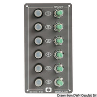 Elite electric control panel 6 switches