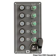 Elite control panel 5 switches + lighter plug