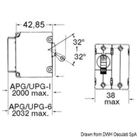 Airpax hydraulic magnetic circuit breaker 10A 80V