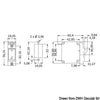 Flush mount lever switch vertical mounting 50 A