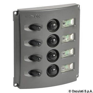 Electric panel w/automatic fuses and double LED