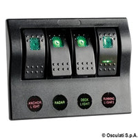 PCP Compact electric panel w/4 switches