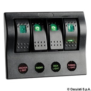 PCP Compact electric panel w/4 switches