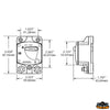 IP66 heavy duty circuit breaker 50A - Model 7139B - Dimensioni mm 87,35x59x45,64 - Max voltage 48Vdc - Max power50A - Pin								

								8mm [K1307139]