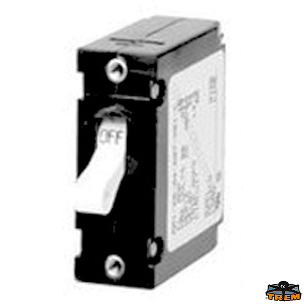 A-series AC≈DC single pole toggle circuit breakers white lever Trem K1407218