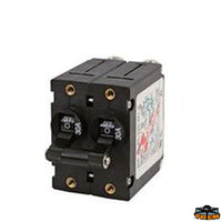 A-series AC≈DC dual poles toggle circuit breakers black lever Trem L0750522