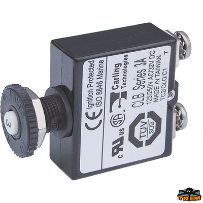 AC≈DC Flat Rocker A-series single pole circuit breakers Trem K1602137