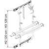 Fiamma Kit Bars Transit >14 For Carry-Bike DJ Deep Black (08754-04A)
