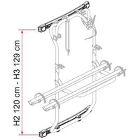 Fiamma Kit Bars Transit >14 For Carry-Bike DJ Deep Black (08754-04A)