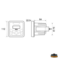 Dashboard stereo MGR450B - Model MGR450B [L4600450]