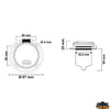 Socket 16A 250V aisi 316 stainless steel - IP 56 - Amp 16 - V 250 - Recess Ø mm53.5 - B Ø mm								

								4 - Cmm 50 [Z2032016]