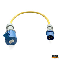 CE watertight dockside adapter extension from 32A socket to 16A plug Trem Z2001050