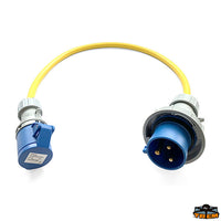 CE watertight dockside adapter extension from 16A socket to 32A plug Trem Z2001051