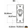 Single pole circuit breakers with ETA rechargeable automatic fuse ETA-A 50 - Universal DC/AC 12/220V power supply - Capacity A 50 [L0541050]