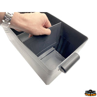 Black polyproylen Kanguro  battery case - size 140 Ah - Made of black polypropylene - For batteries max A-h 140 - Internal dimensions 410x200xH250 mm [N0141250]