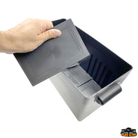 Black polyproylen Kanguro  battery case - size 140 Ah - Made of black polypropylene - For batteries max A-h 140 - Internal dimensions 410x200xH250 mm [N0141250]