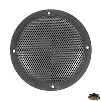 Pair of watertight loudspeackers Black colour 4" h35 mm. - 2WAY WATERPROOF STEREO SPEAKERS 4” - VOICE COIL 0,75” - MAX POWER WATTS 60 - MAGNET3.4 oz [L4680124]