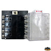 Standard blade fuse holder box with common positive - Fuse locations 10 - Screw connections - Mass Yes - Dimensions mm92x99 [L0602613]