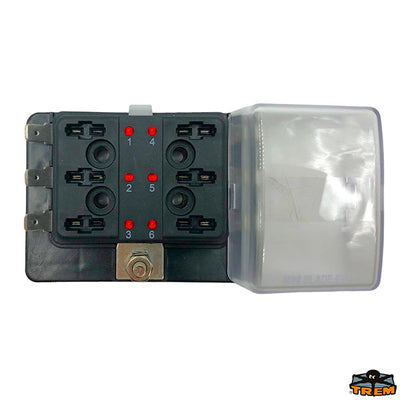 Fuse holder box with LED warning light Trem Z2006513