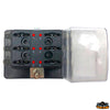Fuse holder box with LED warning light - Fuse locations 10 - Alarm LED LED 10 - Max capacity A. 100 - At mm95 - B mm								

								85 - C mm 36 [Z2011514]