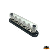Busbar 6xM10 300A - Black model - Dimensions mm 178 x 38 x h 43 - Wheelbase 163 mm [L0610202]