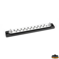 150A common bus bar length 149 mm - Length 149.22 mm - Width 31.75 mm - Model 2303 - Max voltage300/48V - Max amps								

								130/150A [K0502303]