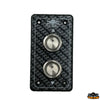 Vertical electrical panel with pre wired caps and braid with fuse holder ideal for windlasses Trem L0680210