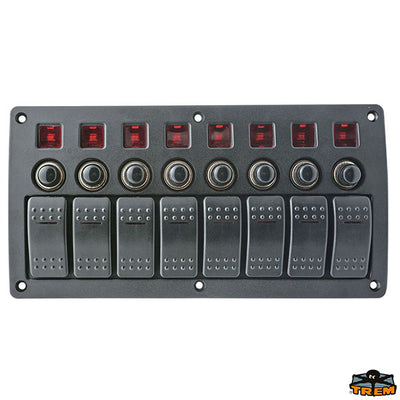 Rocker switch panel 9-32V Trem L0660088