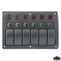 Rocker switch panel 9-32V Trem L0660086