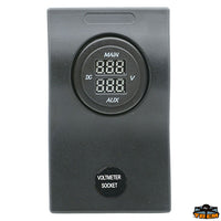 Extra modules for panel switches - Double digital voltmeter batt1/batt2 Trem L0660015
