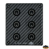 Black electric panel with pre-wired caps and braid with fuse holder Trem L0680005