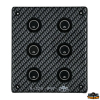 Black electric panel with pre-wired caps and braid with fuse holder Trem L0680005