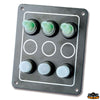 Waterproof electrical panel in black anodised aluminium Trem L0610032